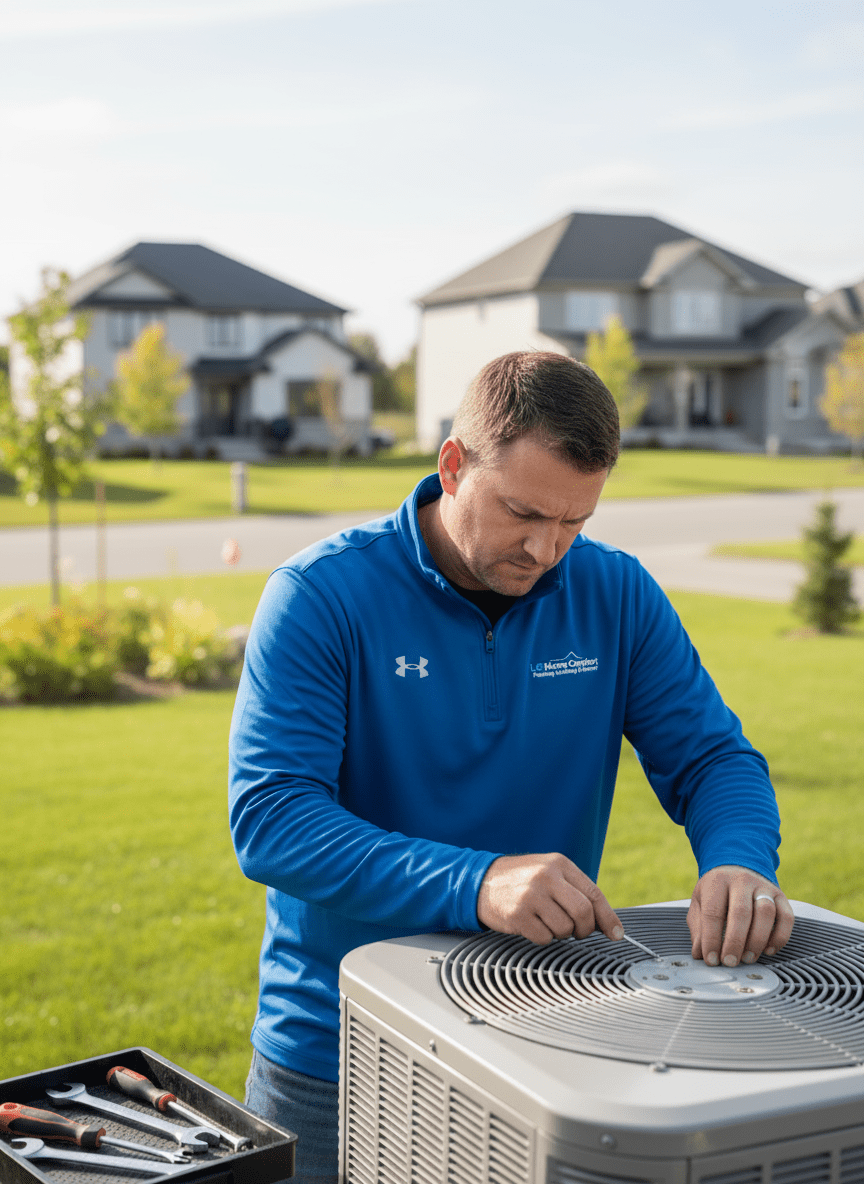 Professional air conditioner installation by LG Home Comfort in Windsor