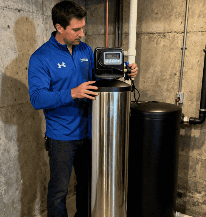 Professional water softener system installation in Chatham-Kent, ON - LG Home Comfort
