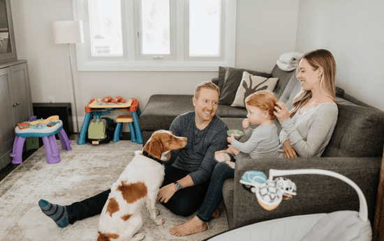 Homeowners enjoying better heating after professional furnace service in Woodstock, Ontario