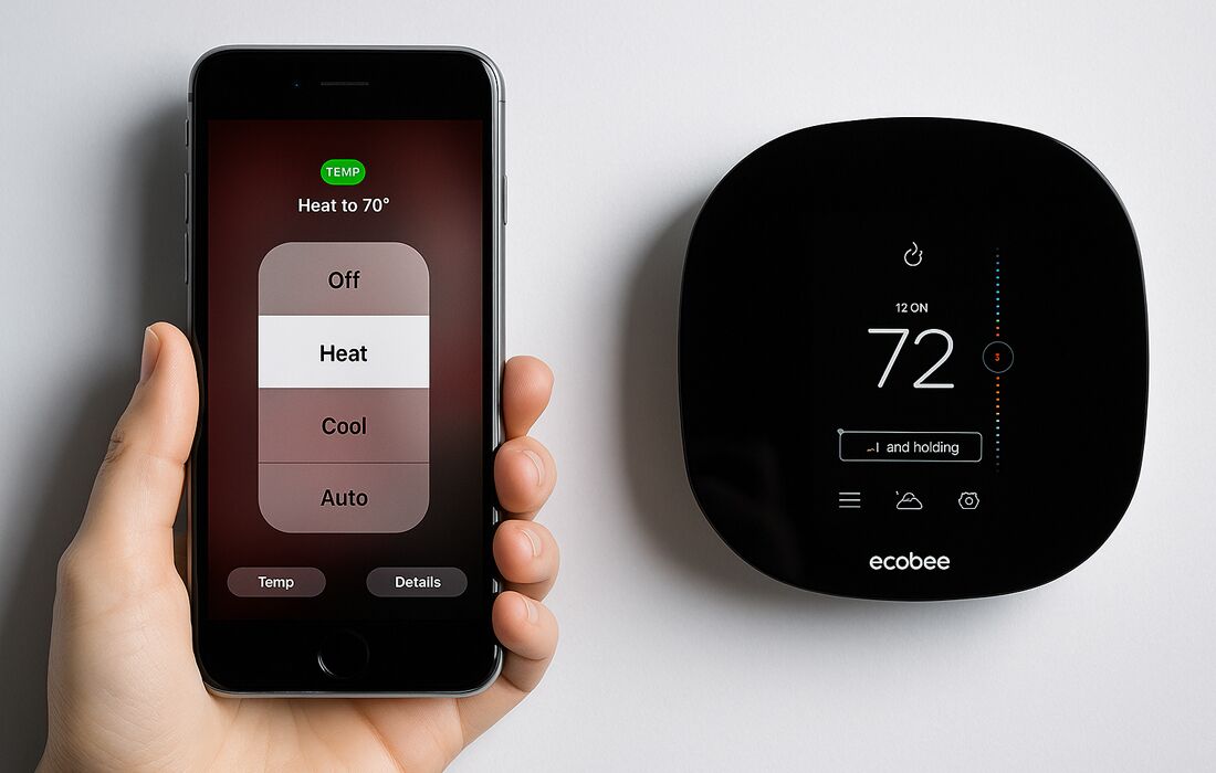 Smart thermostat for energy savings