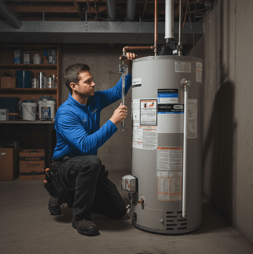 Professional water heater maintenance in Paris - LG Home Comfort