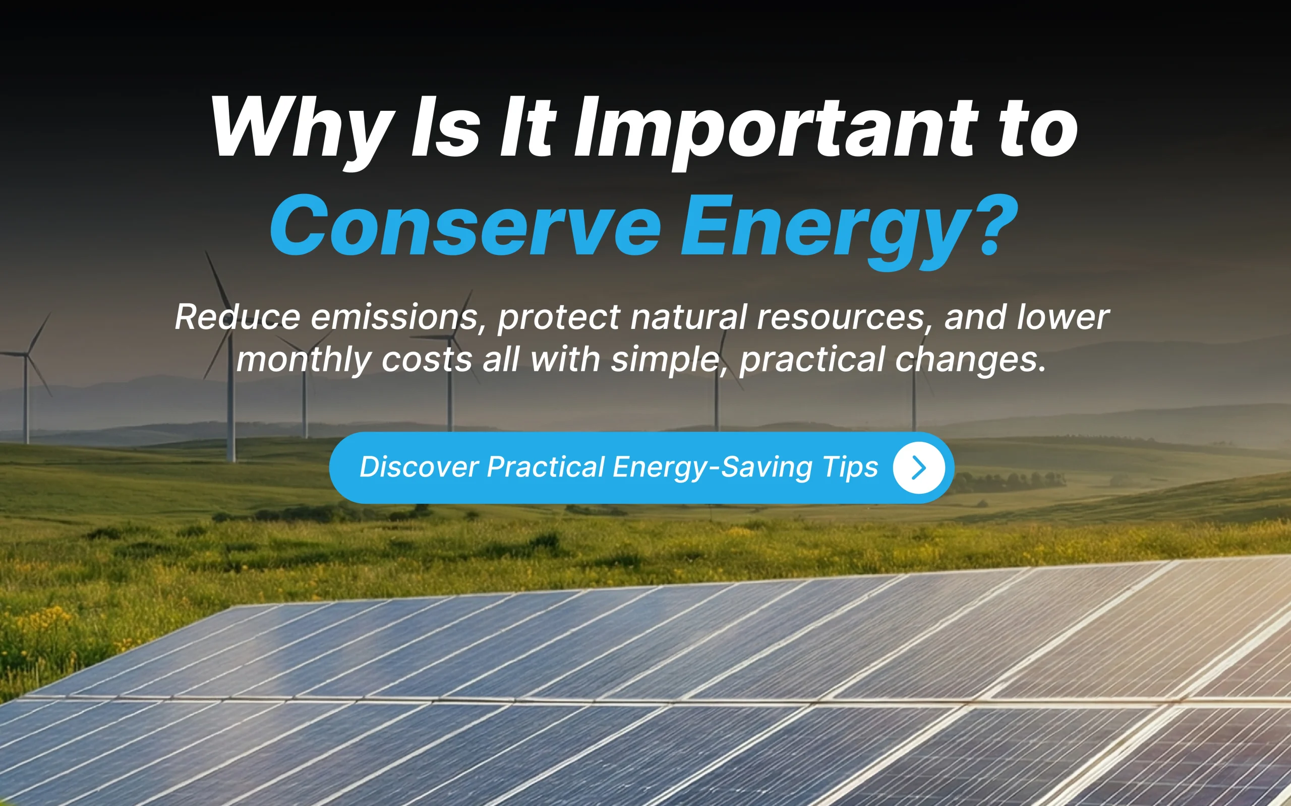 Wind turbines provide natural energy for LED lighting and heating