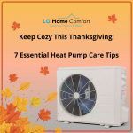 7 Heat Pump Maintenance Tips for this Thanksgiving Season!