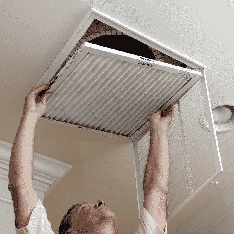 HEPA filter installation by specialists improving air quality in Dunnville, ON - LG Home Comfort