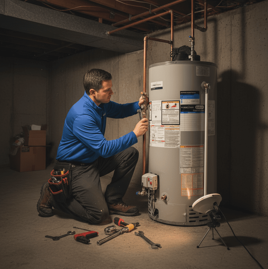 Tank and tankless water heater for your home in Windsor - LG Home Comfort